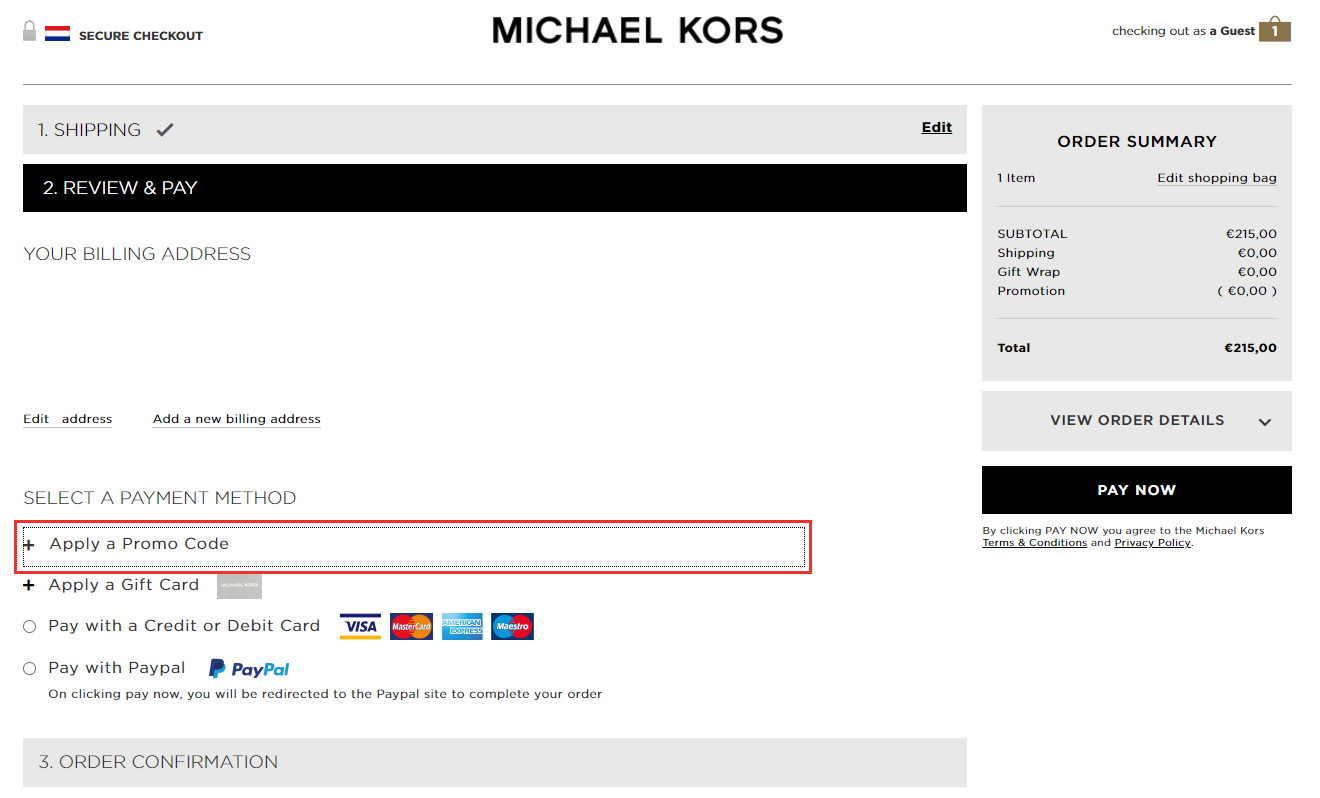 Michael Kors  Same Day Delivery  Bestel nu bij JHP Fashion