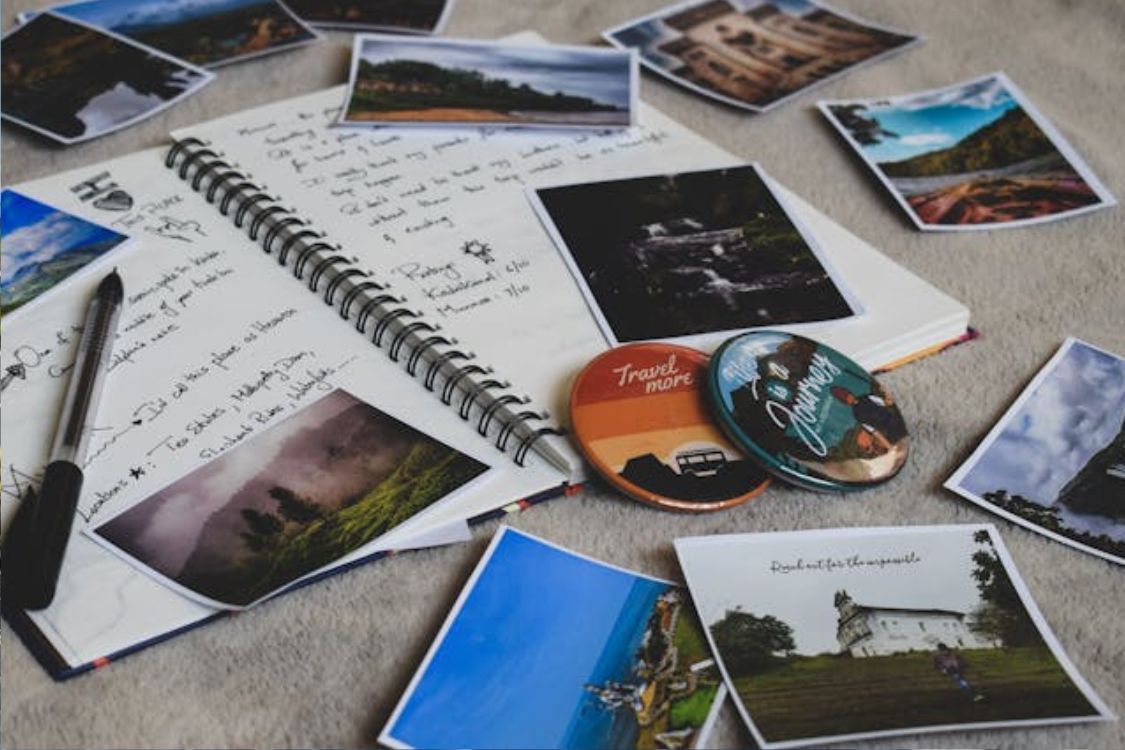 Plakboek met foto's